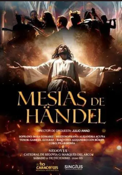 Cartel de El Mesías de Handel (Segovia)