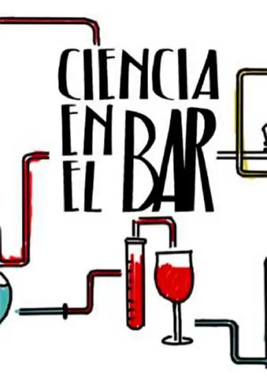 Cartel de Ciencia en el bar