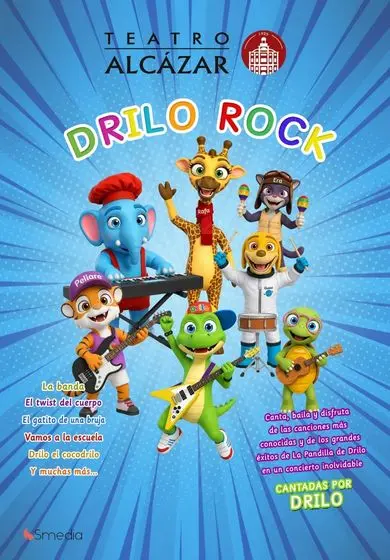 Cartel de Drilo Rock - La pandilla de Drilo