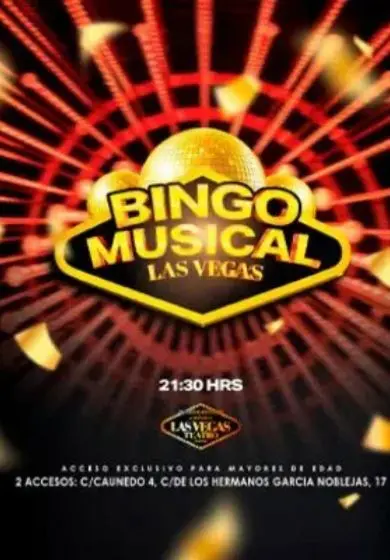 Cartel de Bingo musical