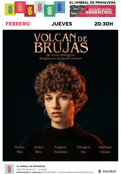 Cartel de Volcán de brujas