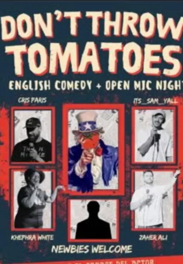 Cartel de Don´t throw tomatoes