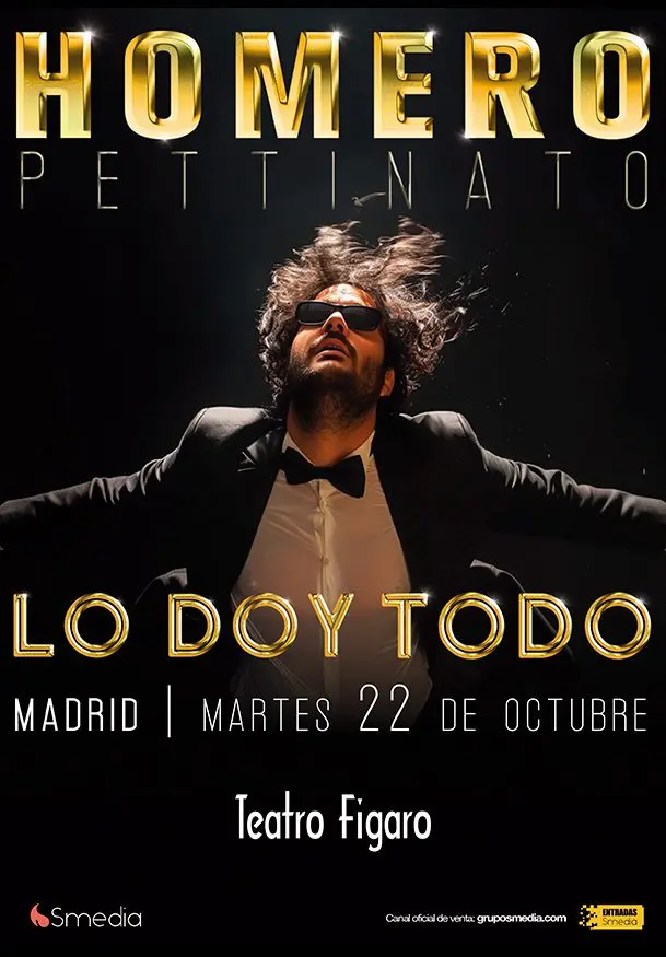 Cartel de Homero Pettinato: Lo doy todo