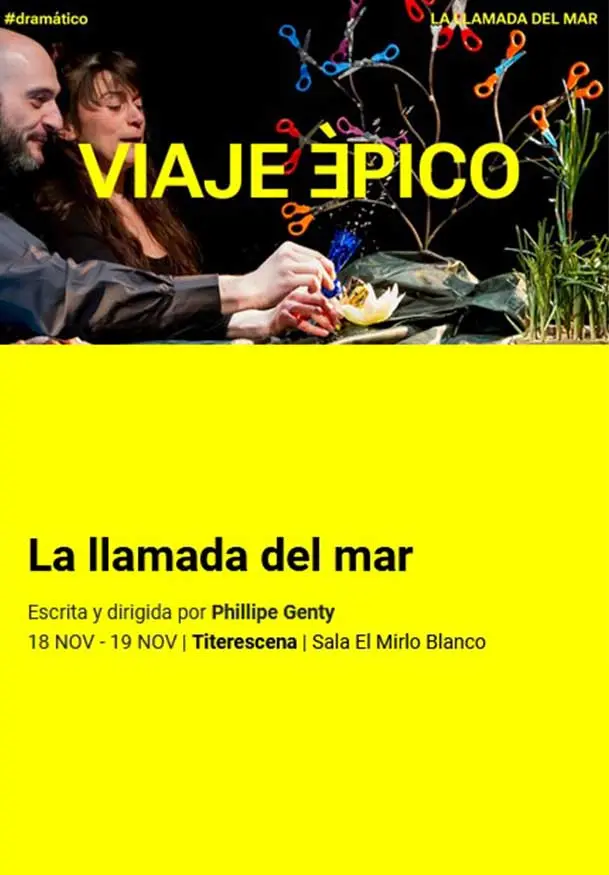 Cartel de Titerescena: La llamada del mar
