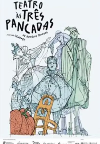 Cartel de Teatro às Três Pancadas