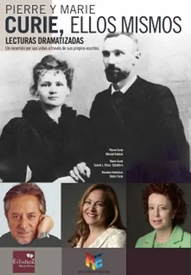 Cartel de Pierre y Marie Curie, ellos mismos