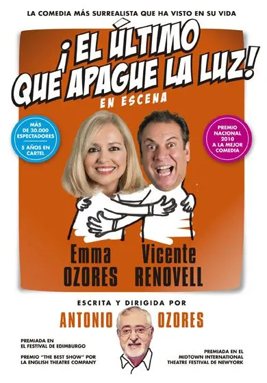 Cartel de ¡El último que apague la luz!