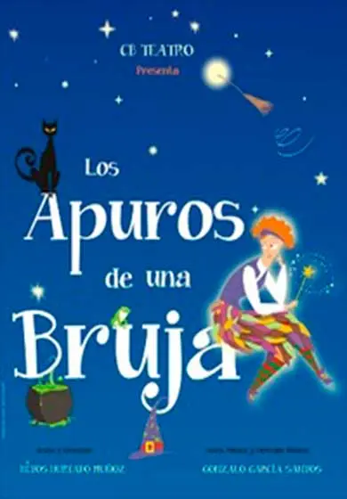 Cartel de Los apuros de una bruja