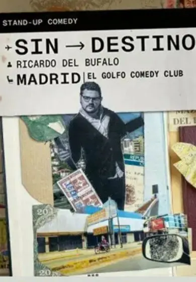 Cartel de Ricardo del Bufalo: Sin Destino