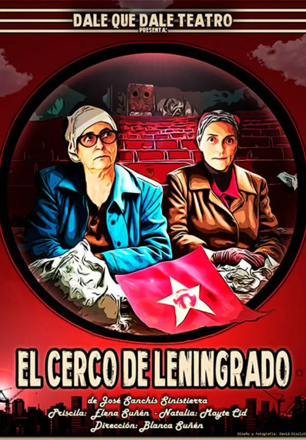 Cartel de Blanca Suñén: El cerco de Leningrado