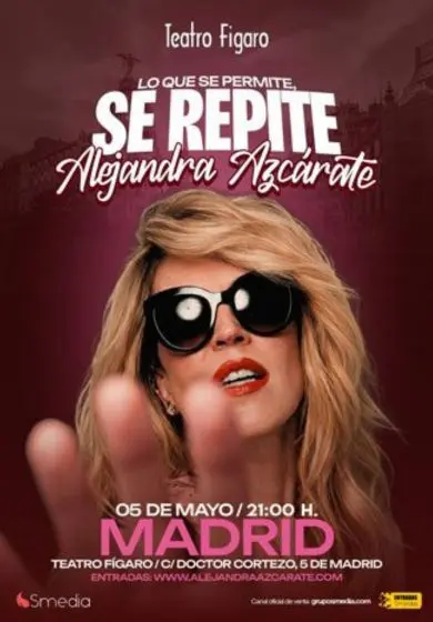Cartel de Lo que se permite, se repite - Alejandra Azcárate