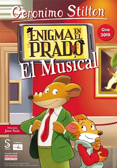 Cartel de Geronimo Stilton: Enigma en el Prado