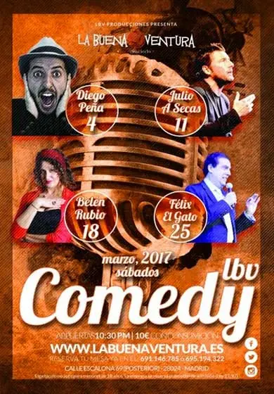 Cartel de La Buena Ventura Comedy