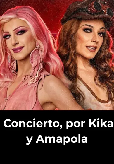 Cartel de Concierto, por Kika y Amapola