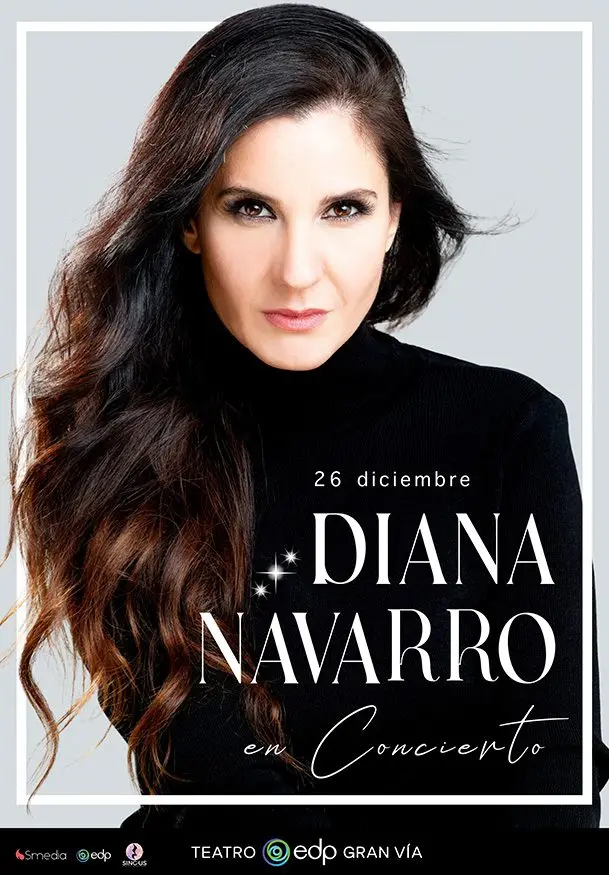Cartel de Diana Navarro en concierto