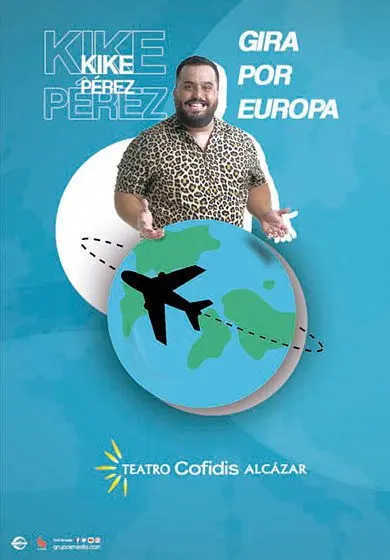 Cartel de Kike Pérez gira por Europa
