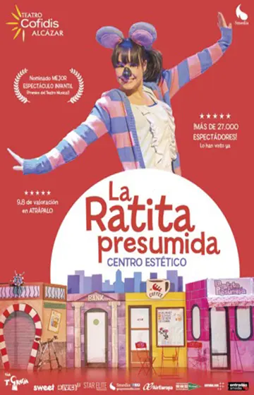 Cartel de La ratita presumida - Centro estético