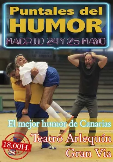 Cartel de Puntales del humor - El mejor humor de Canarias