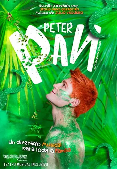 Cartel de Peter Pan. Un musical muy especial