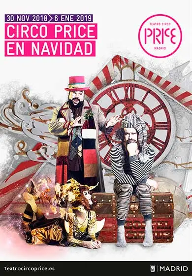 Cartel de Circo Price en Navidad 2018