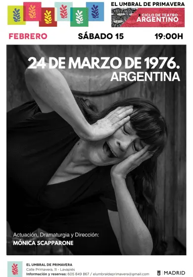 Cartel de 24 de marzo de 1976. Argentina