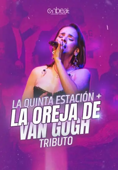 Cartel de Tributo a La Quinta Estación y La Oreja de Van Gogh