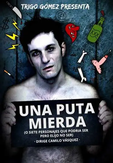 Cartel de Una puta mierda