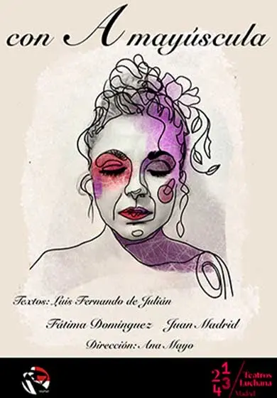 Cartel de Con A mayúscula