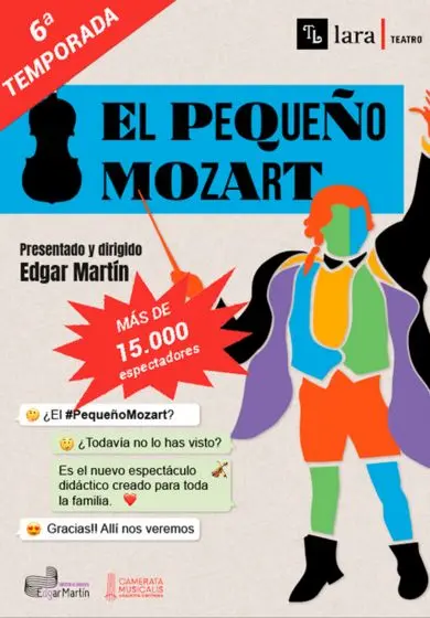 Cartel de El pequeño Mozart