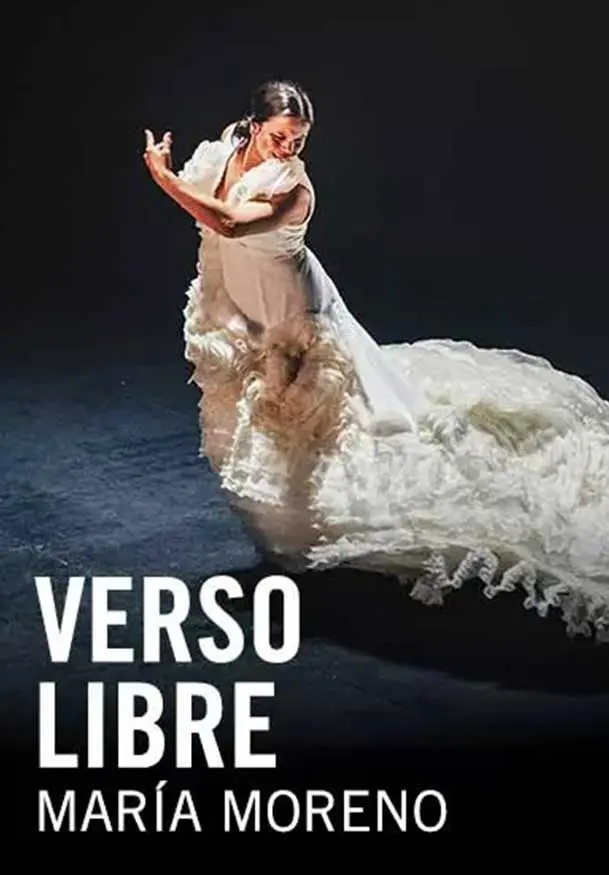 Cartel de Verso libre - Compañía María Moreno