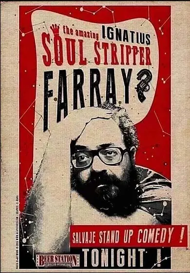 Cartel de Ignatius Farray: Stand-Up Comedy