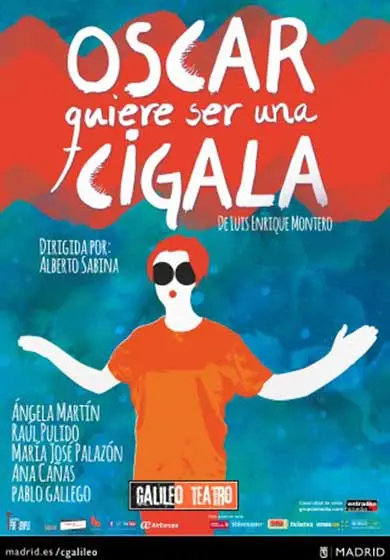 Cartel de Óscar quiere ser una cigala