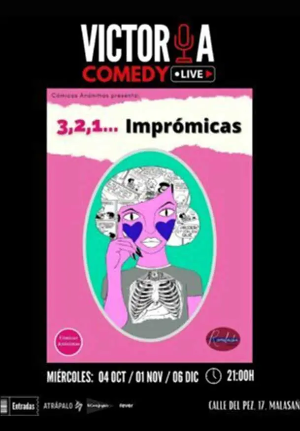 Cartel de Victoria Comedy Live - Imprómicas