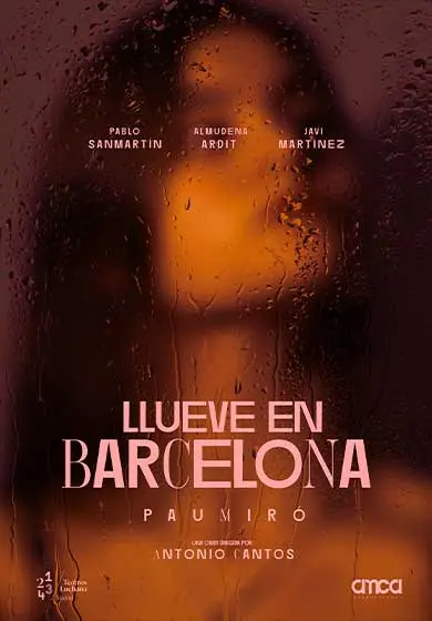 Cartel de Llueve en Barcelona