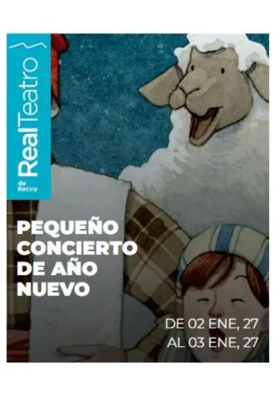 Cartel de Real Teatro de Retiro: Pequeño concierto de Año Nuevo