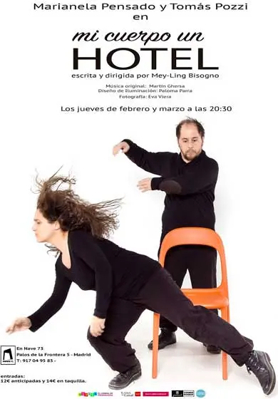 Cartel de Mi cuerpo un hotel