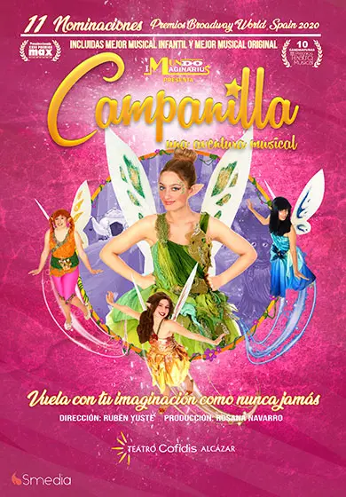 Cartel de Campanilla, una aventura musical