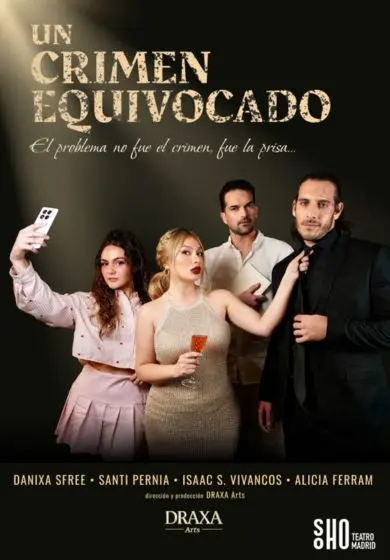 Cartel de Un crimen equivocado