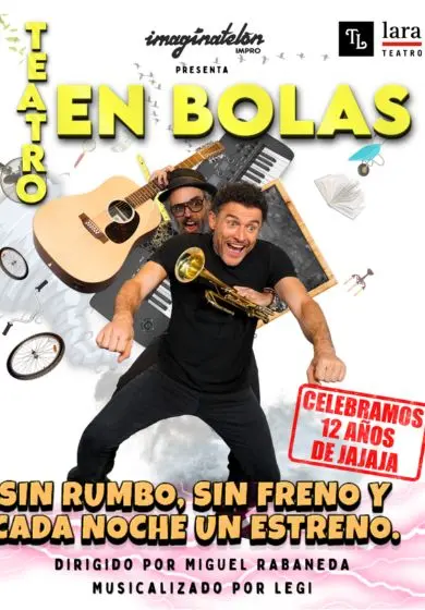 Cartel de Teatro en bolas
