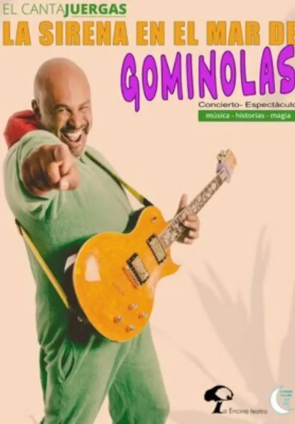 Cartel de La sirena en el mar de gominolas