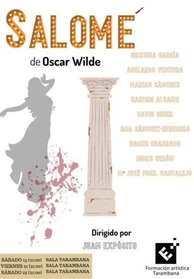 Cartel de Salomé - Obra fin de curso