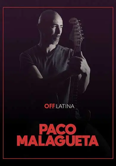 Cartel de Paco Malagueta en concierto