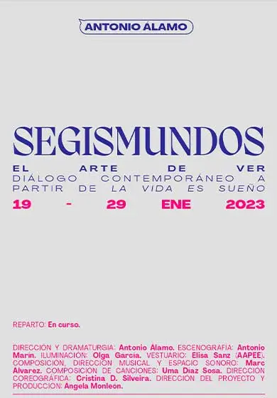 Cartel de Segismundos. El arte de ver