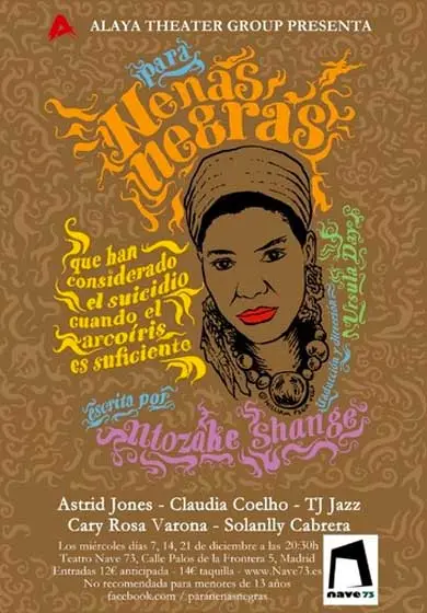 Cartel de Para nenas negras que han considerado el suicidio