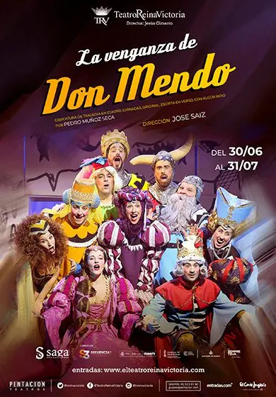 Cartel de José Saiz: La venganza de Don Mendo