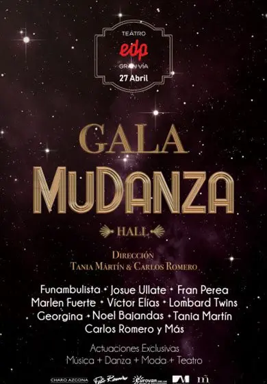 Cartel de Gala MuDanza Hall
