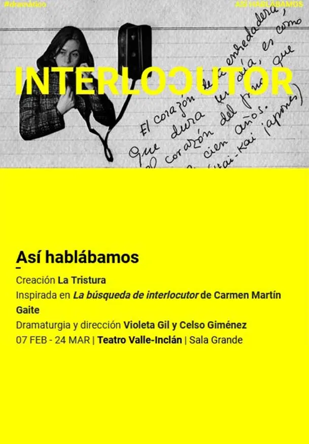 Cartel de Así hablábamos