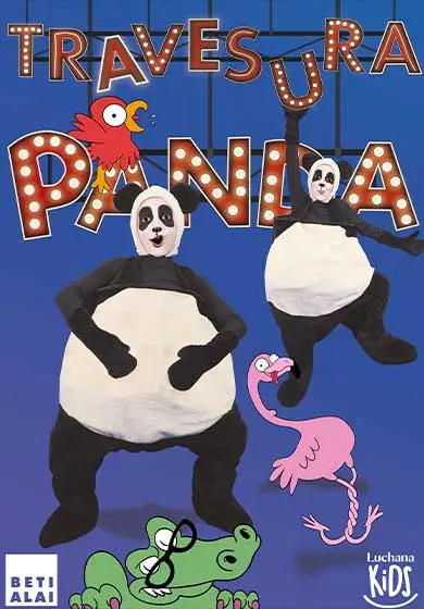 Cartel de Travesura panda