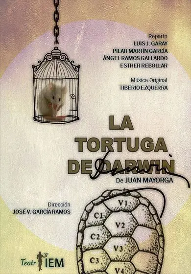 Cartel de La tortuga de Darwin de Juan Mayorga