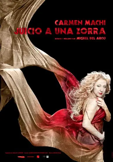 Cartel de Carmen Machi: Juicio a una zorra